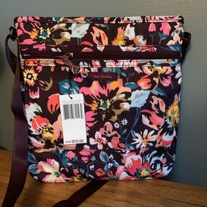 Vera Bradley Indiana Blossoms Crossbody NWT